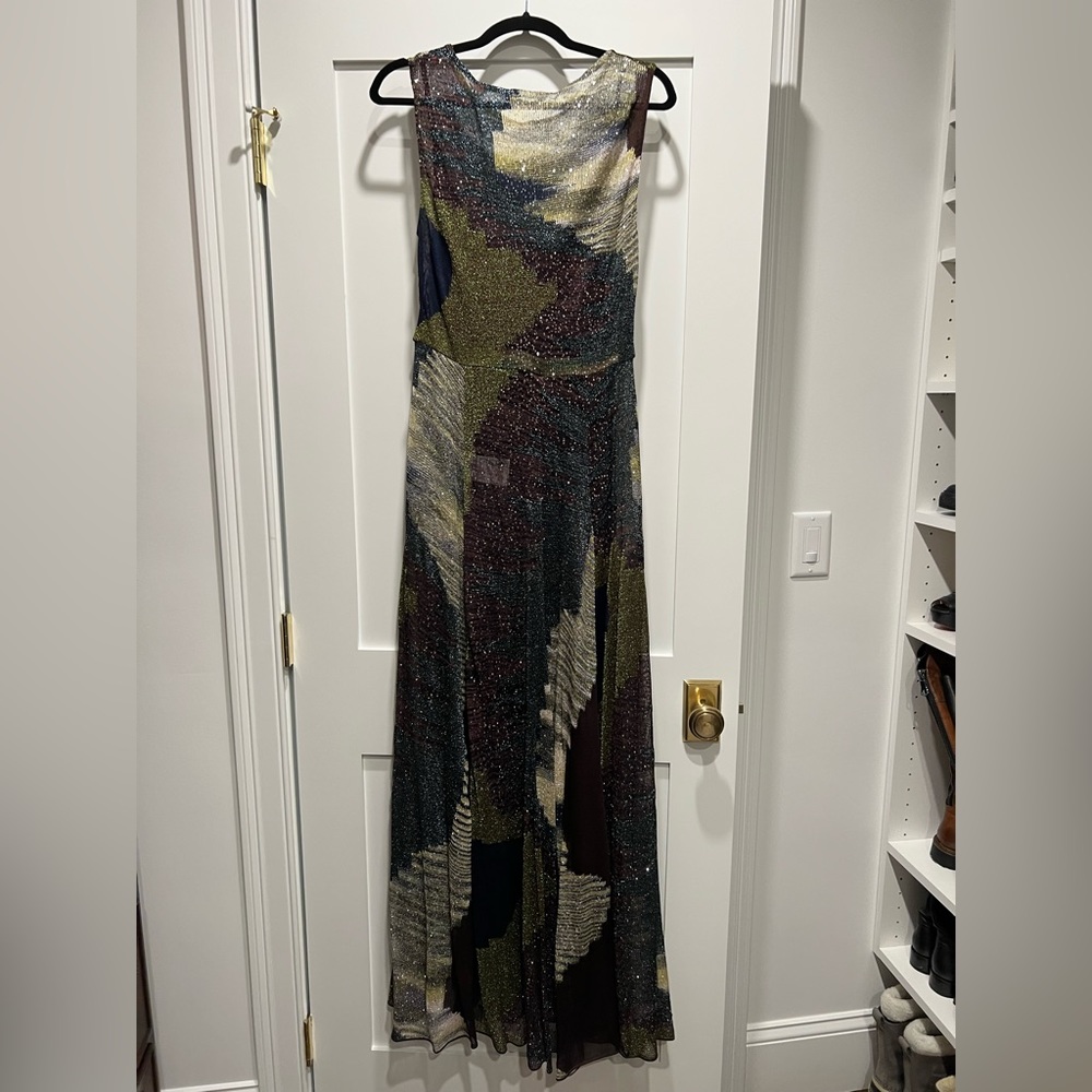 Missoni sparkling gown with slip